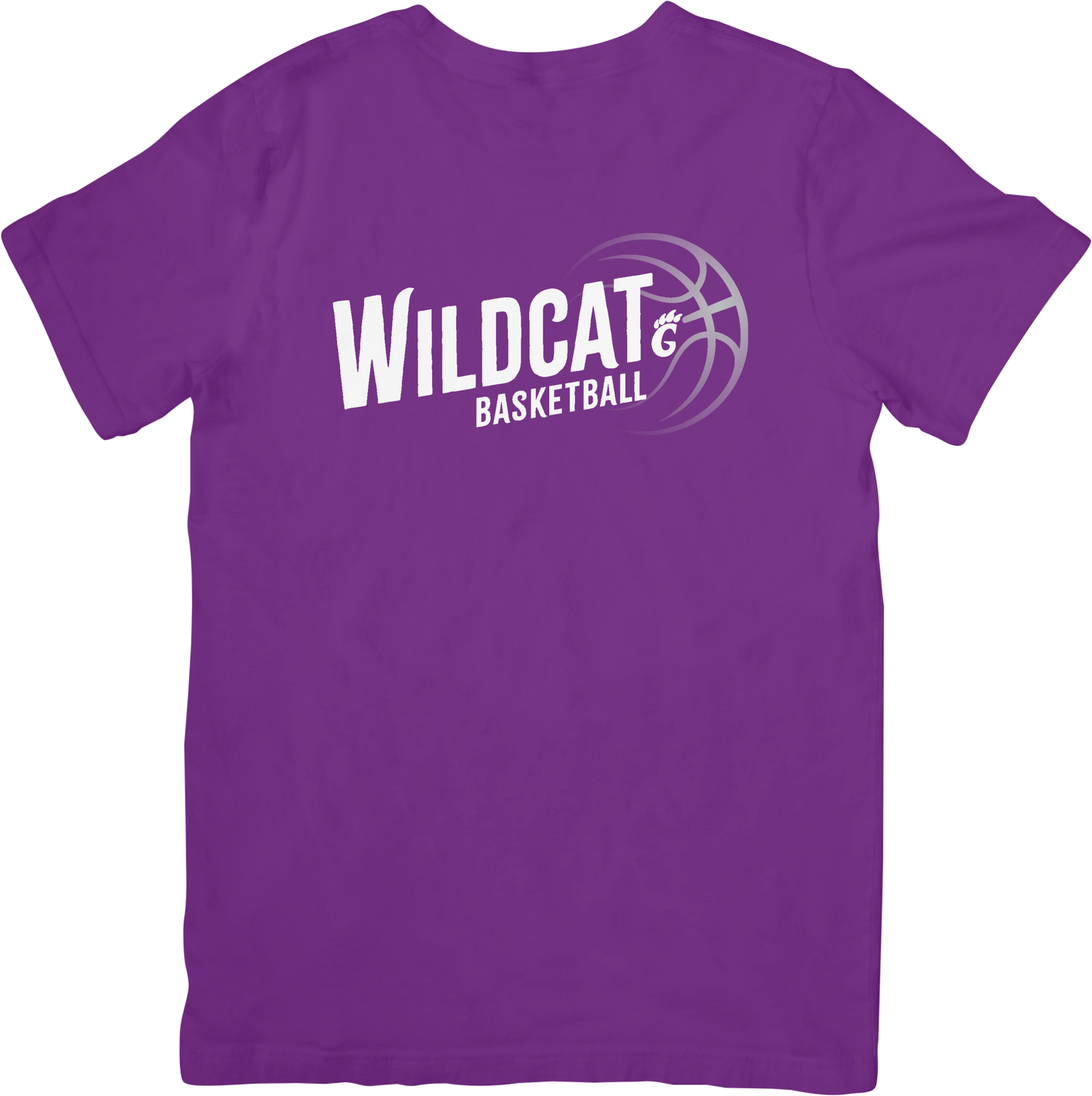 Wildcat Basketball Design 2 - Short Sleeve T-shirt