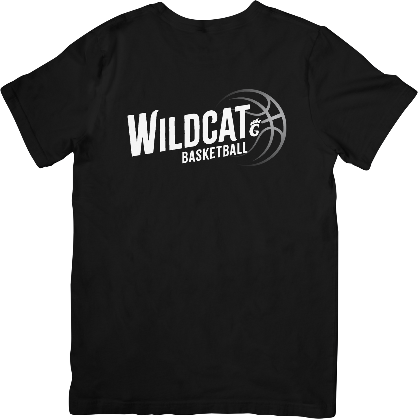Wildcat Basketball Design 2 - Short Sleeve T-shirt