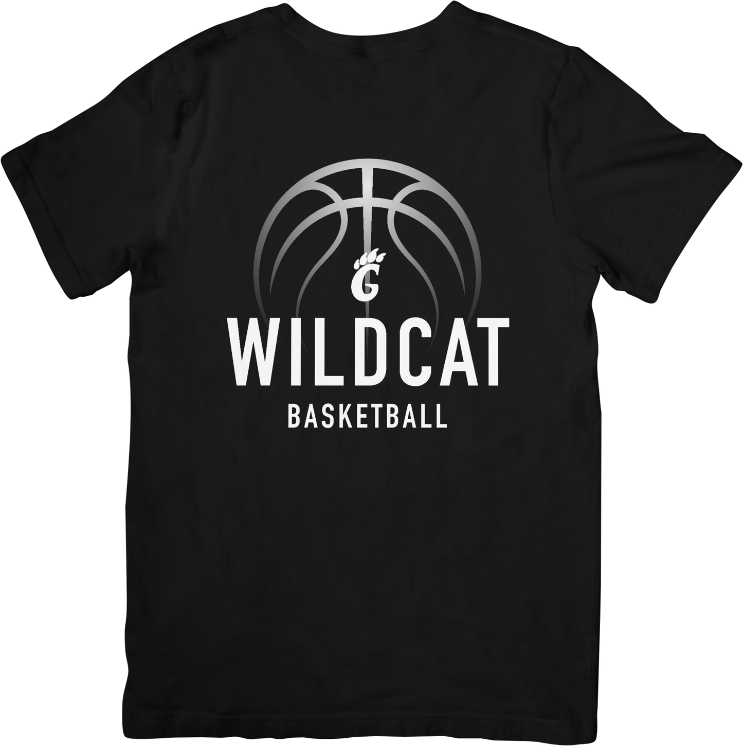 Wildcat Basketball Design 1 - Short Sleeve T-shirt