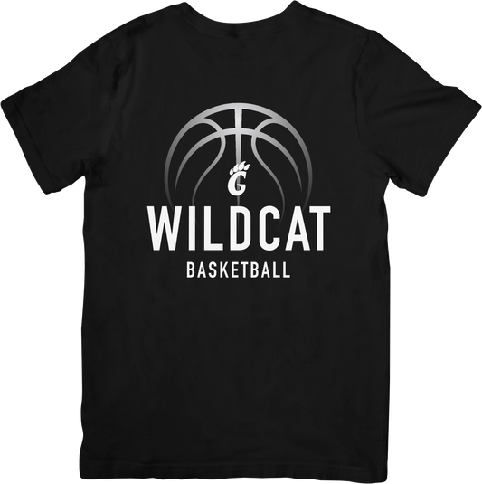 Wildcat Basketball Design 1 - Short Sleeve T-shirt