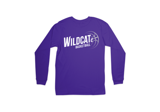 Wildcat Basketball Design 2 - Long Sleeve Dry-Fit