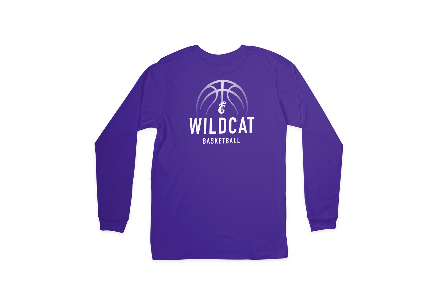 Wildcat Basketball Design 1 - Long Sleeve Dry-Fit