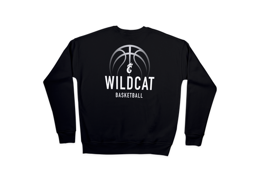 Wildcat Basketball Design 1 - Crew Neck Sweatshirt