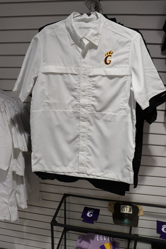 White G Claw Fishing Shirt