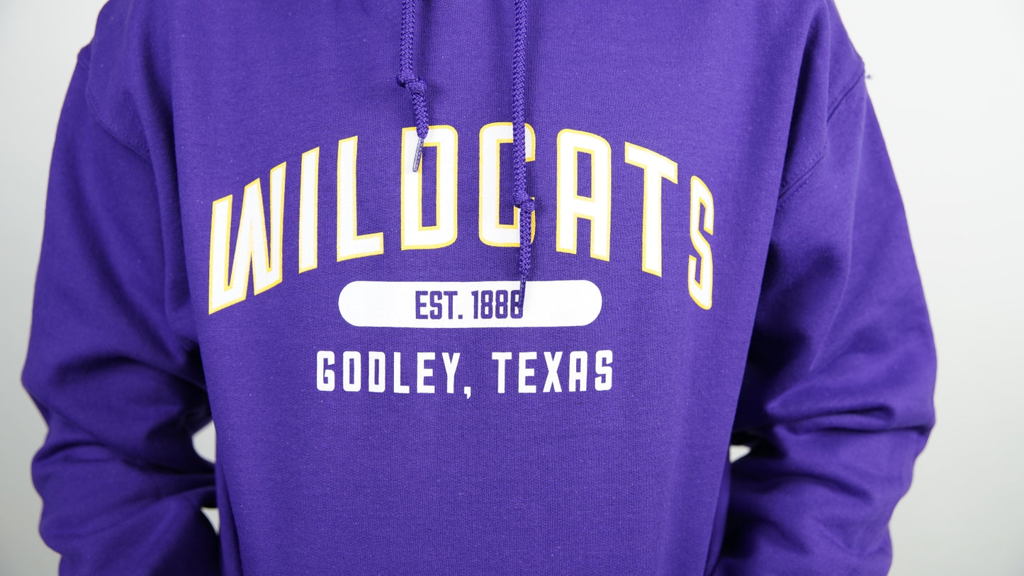 Purple Wildcat Hoodie
