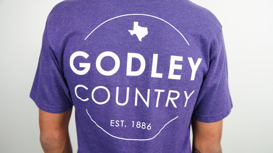 Purple Godley County Shirt