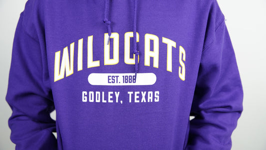Purple Wildcat Hoodie