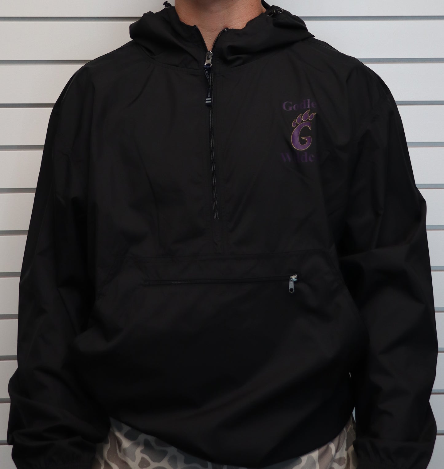 Black Windbreaker